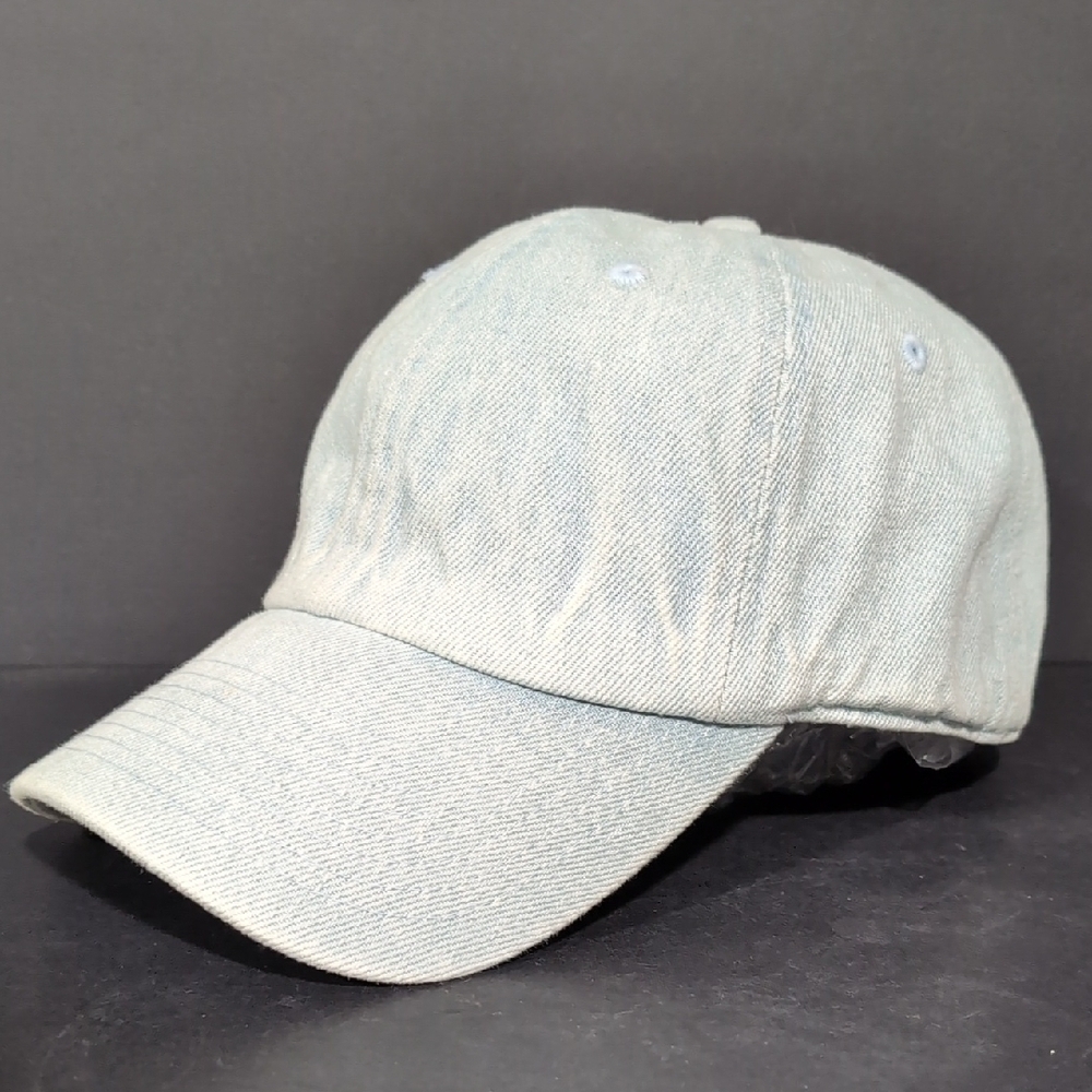 Kbethos Classics , Blank Light Denim Wash Ball Cap.